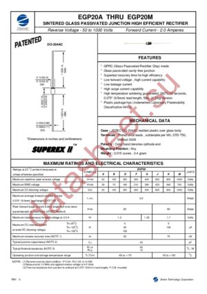 EGP20M datasheet  