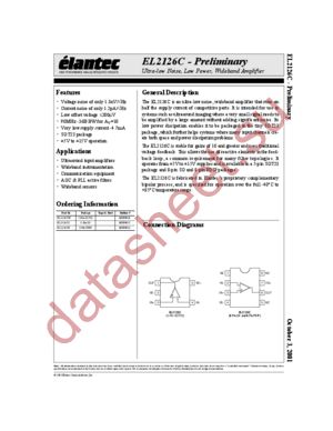 EL2126C datasheet  