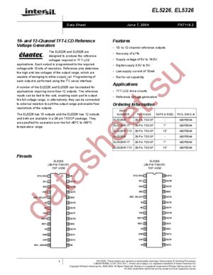 EL5226 datasheet  