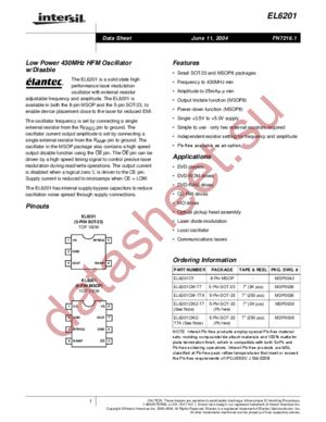 EL6201 datasheet  