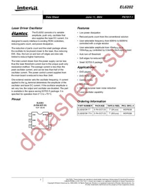 EL6202 datasheet  