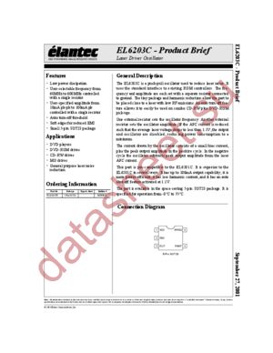 EL6203C datasheet  