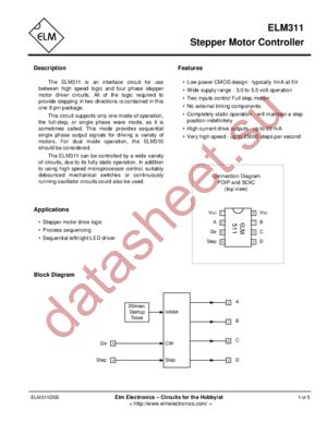 ELM311P datasheet  