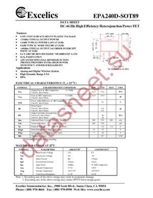 EPA240D-SOT89 datasheet  