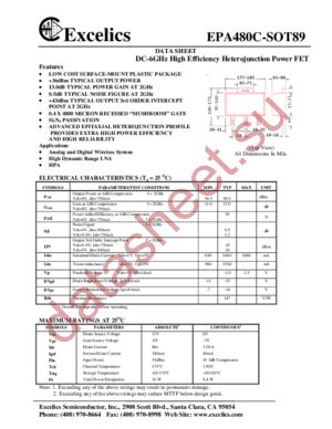EPA480C-SOT89 datasheet  