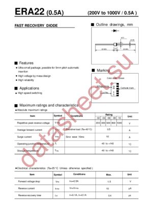 ERA22-08 datasheet  