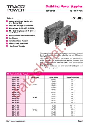 ESP36-12S datasheet  