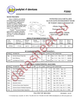 F2202 datasheet  