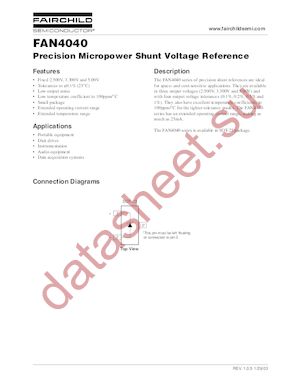 FAN4040AIS35X datasheet  