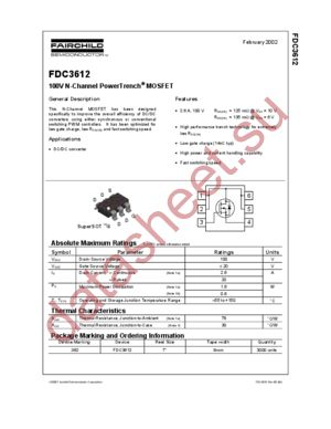 FDC3612_NF073 datasheet  