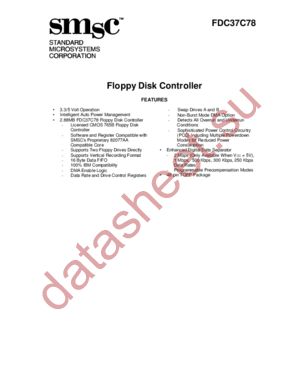 FDC37C78 datasheet  