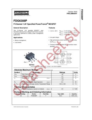 FDG6308P_NL datasheet  