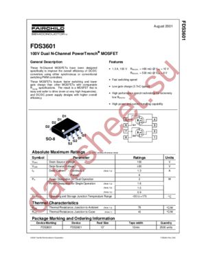 FDS3601_NL datasheet  