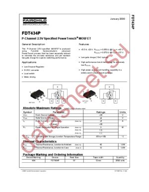 FDT434P_NL datasheet  