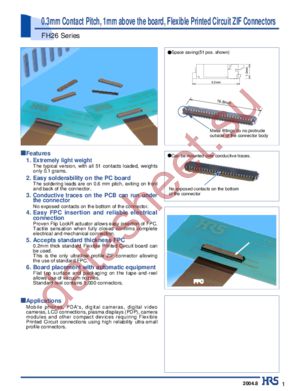 FH26-57S-0.3SHW datasheet  