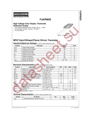 FJAF6820TU datasheet  