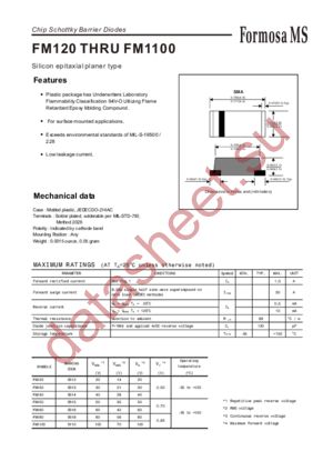FM160 datasheet скачать даташит