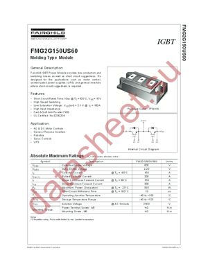 FMG2G150US60 datasheet  