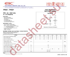 FR502 datasheet  