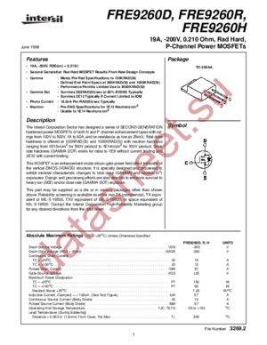 FRE9260R datasheet  