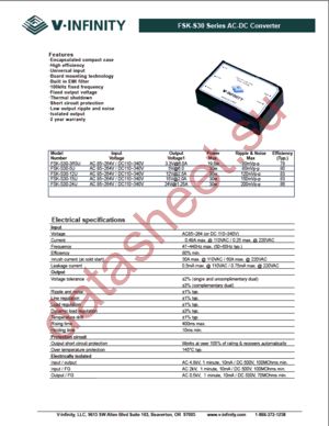 FSK-S30-5U datasheet  