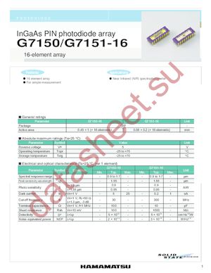 G7150 datasheet  