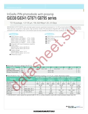 G8795 datasheet  