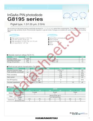 G8195 datasheet  
