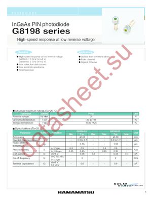 G8198 datasheet  