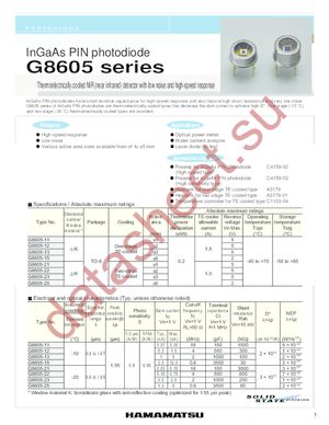 G8605-22 datasheet  