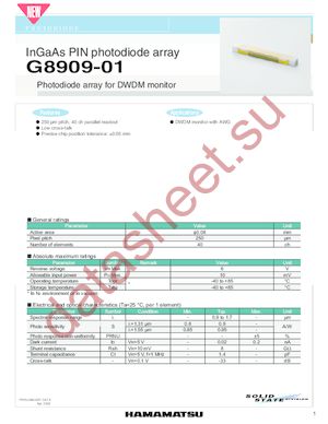 G8909 datasheet  