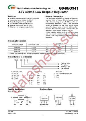 G941T21U datasheet  