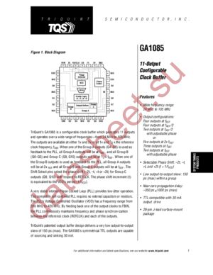 GA1085 datasheet  