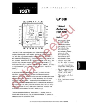 GA1088 datasheet  