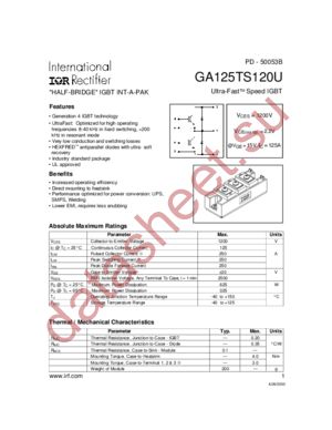 GA125TS120U datasheet  