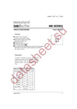 36MB-A datasheet  