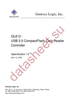 GL813 datasheet  