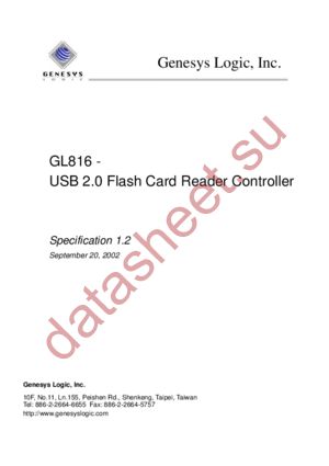GL816 datasheet  