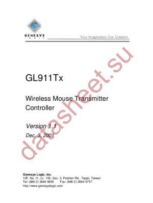GL911TX datasheet  
