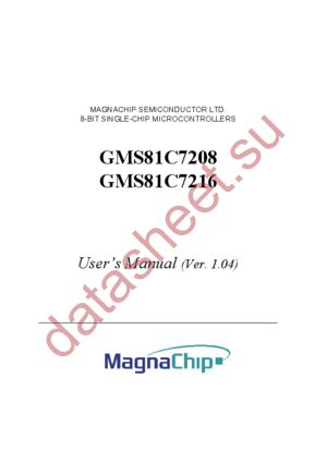 GMS81C7208Q datasheet  