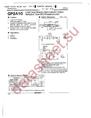 GP2A10 datasheet  