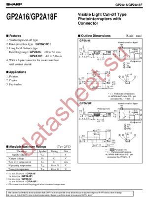 GP2A16 datasheet  