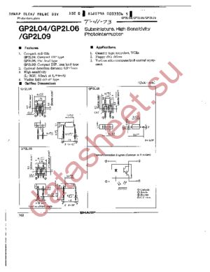 GP2L06 datasheet  