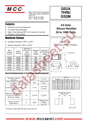 GS2A datasheet  