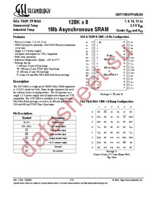 GS71108J datasheet  