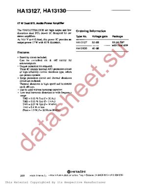 HA13130 datasheet  