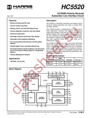 HC5520CM datasheet  