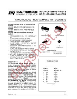 HCC40162BM1 datasheet  