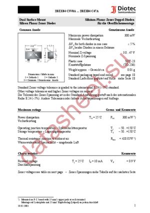 2BZX84C4V3A datasheet  