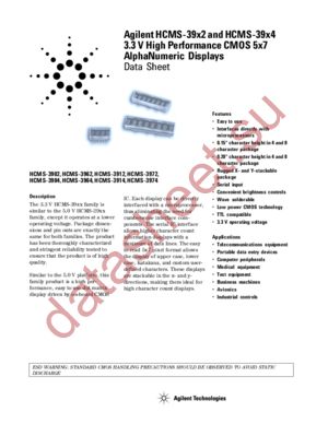 HCMS-3974 datasheet  